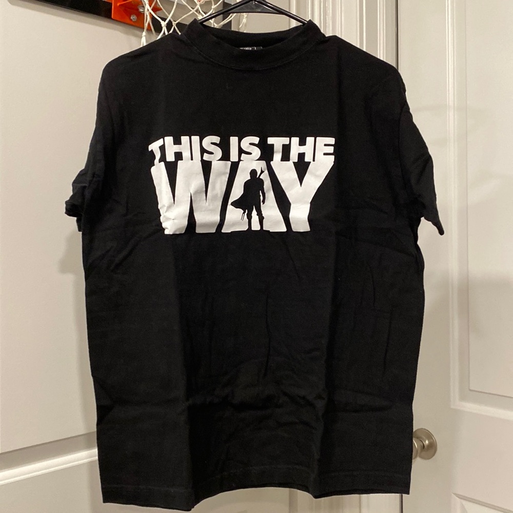 This is the Way Black Mandalorian Tee